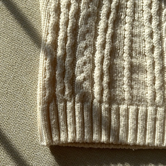 🌺 Sézane 🌺 Stunning AUBIN JAMPER Ecru XS Pristine condition Made in Italy 🇮🇹❤️ - Picture 11 of 16